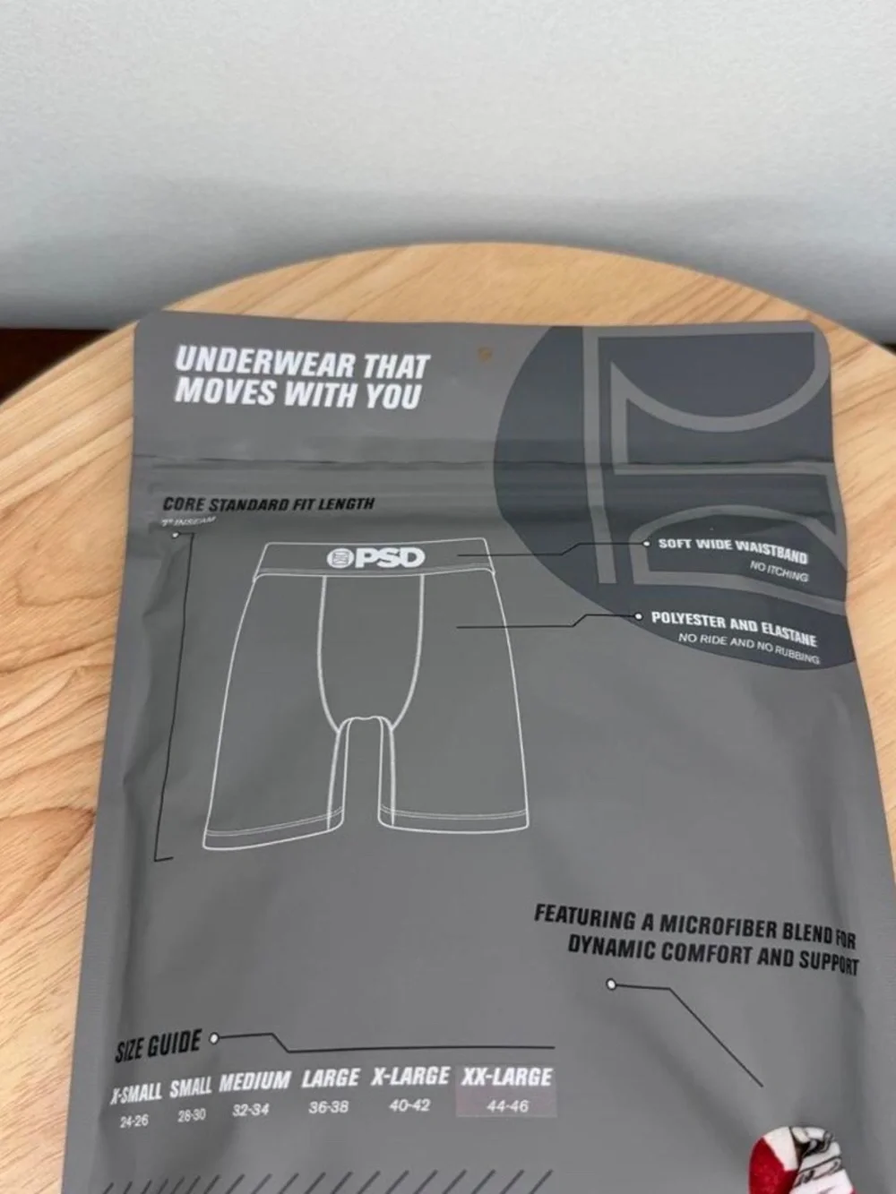 PSD 3 Pack Core Standard Stash Box Boxer Briefs Underwear Size Medium NEW